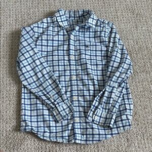 Vineyard Vines Boy’s Blue Plaid Shirt
